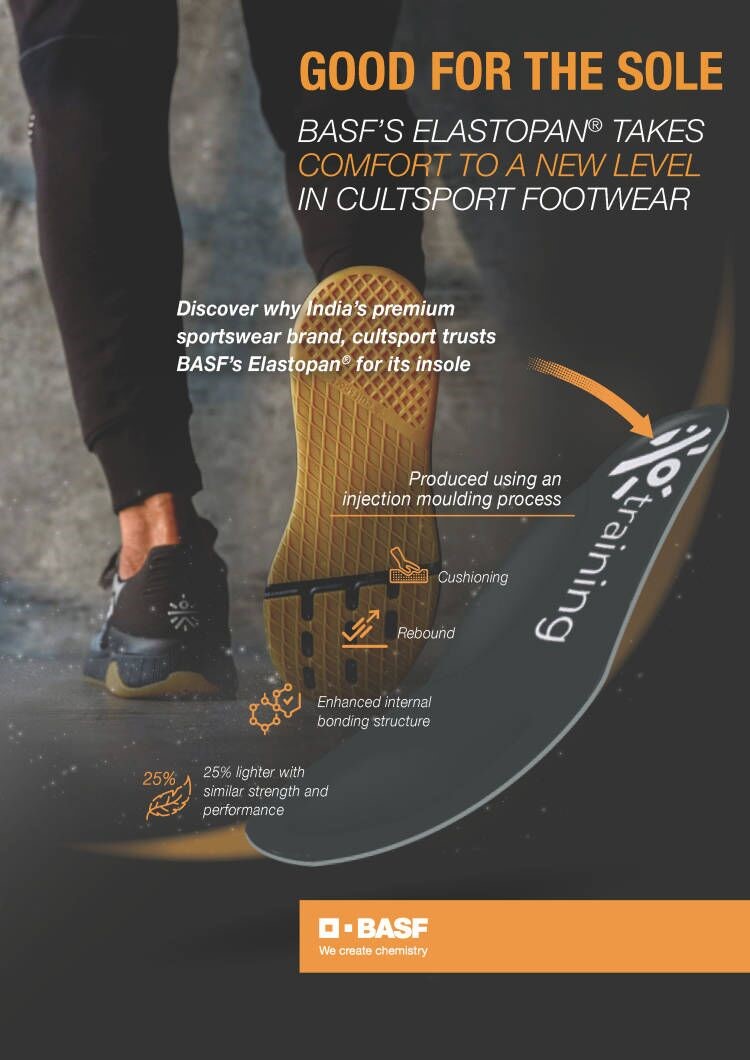 巴斯夫与 cultsport 强强联手，以 Elastopan® 打造更舒服的鞋履品牌