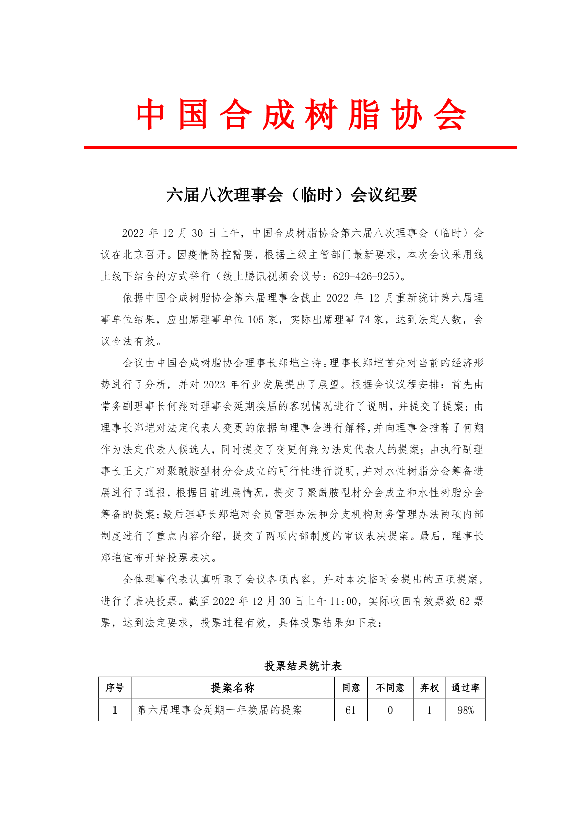 776net必赢官网六届八次理事会（临时）会议纪要