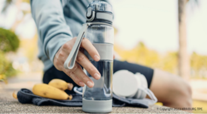 凯柏胶宝食品级弹性体 (TPE) 升级水瓶设计